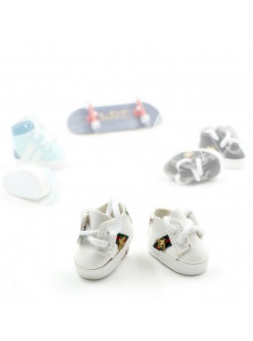 Кроссовки для фингерборда белые