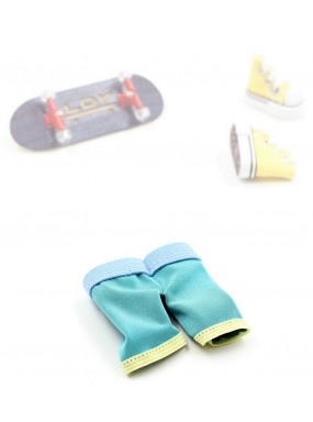 Шорты для фингерборда и фингерсамоката голубой