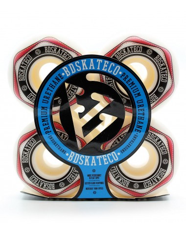 Комплект колес BD Wheel Waves Red 52x32mm 101A XB shape для скейтборда