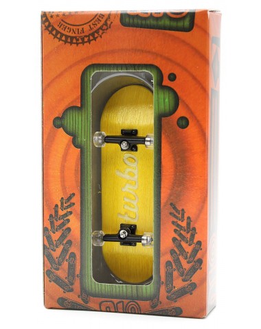 Фингерборд Турбо П10 Гравировка желтый