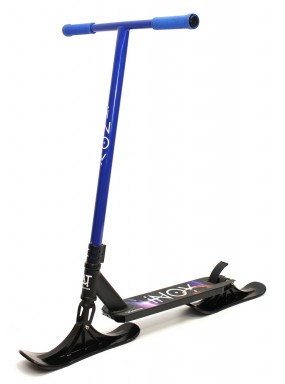 Трюковый самокат AT INOY 2022 с лыжами синий