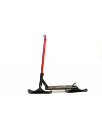Трюковый самокат AT SWORD 2022 с лыжами красный