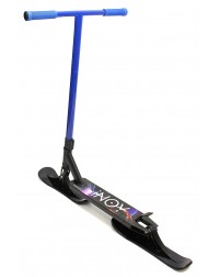 Трюковый самокат AT INOY 2022 с лыжами синий