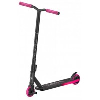 Самокат трюковый Haevner KRAFT BLACK EDITION черный/розовый