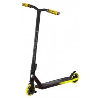 Самокат трюковый Haevner KRAFT BLACK EDITION черный/желтый