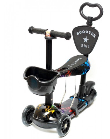 Самокат scooter  5в1 флэш 2020