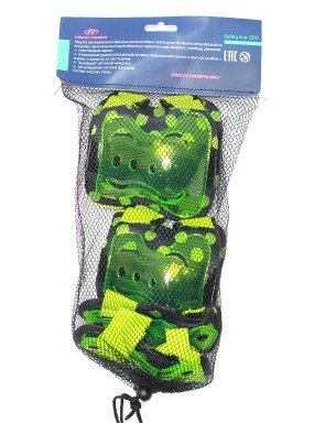 Защита колен, локтей, запястий Safety Line 300 зеленая "L"  2019