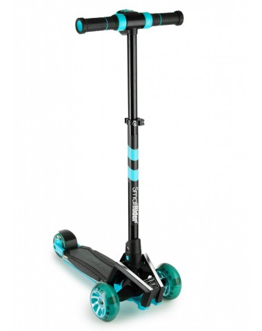Самокат с ревом мотора, свет.колесами, свет.платформой Small Rider Premium Pro 2 (аква) трехколесный / кикборд Самокат с ревом мотора, свет.колесами, свет.платформой Small Rider Premium Pro 2 (аква) трехколесный / кикборд