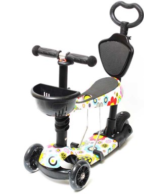 Самокат scooter 5в1 ромашки Самокат scooter 5в1 ромашки