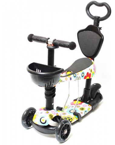 Самокат scooter  5в1 ромашки