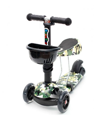 Самокат scooter  3в1 военный