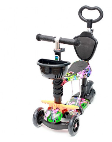 Самокат scooter  5в1 джунгли