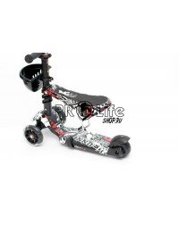 Самокат scooter  3в1 черно-белый