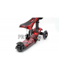 Самокат scooter 3в1 пламя Самокат scooter 3в1 пламя
