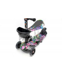 Самокат scooter 3в1 джунгли Самокат scooter 3в1 джунгли