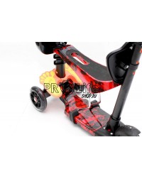 Самокат scooter 5в1 пламя Самокат scooter 5в1 пламя