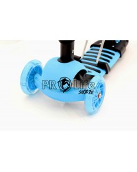 Самокат scooter 5в1 божья коровка голубой