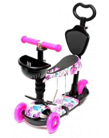 Самокат 5в1 цветы 2019