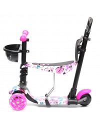 Самокат 5в1 цветы 2019 Самокат 5в1 цветы 2019