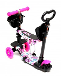 Самокат 5в1 цветы 2019 Самокат 5в1 цветы 2019