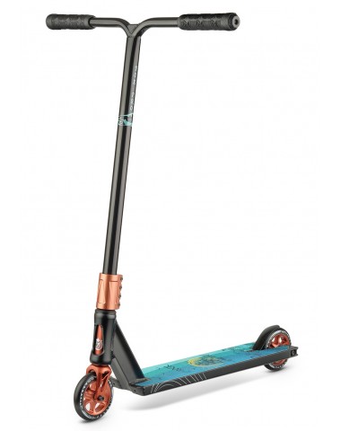 Самокат Fox V-tech 01 black/brown 2022 Трюковый для детей / подростков