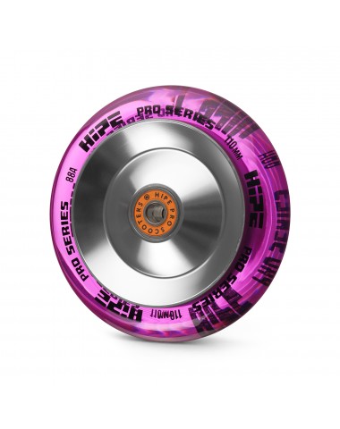 Колесо HIPE H72 110мм silver/pink для трюкового самоката Колесо HIPE H72 110мм silver/pink для трюкового самоката
