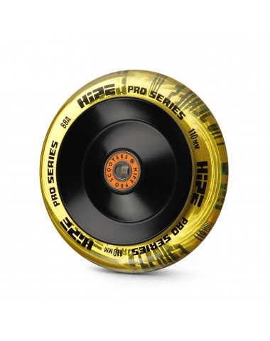 Колесо HIPE H72 110мм black/gold для трюкового самоката Колесо HIPE H72 110мм black/gold для трюкового самоката