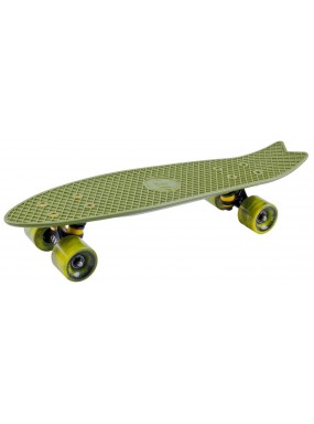 Миникруизер FISHBOARD 23" Abec 7 chrome dark green