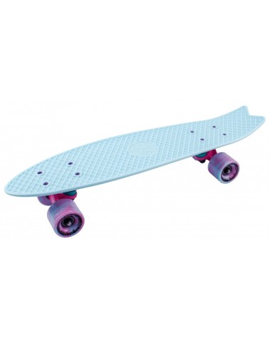Миникруизер FISHBOARD 23" Abec 7 chrome sky blue Пенни борд для детей / подростков
