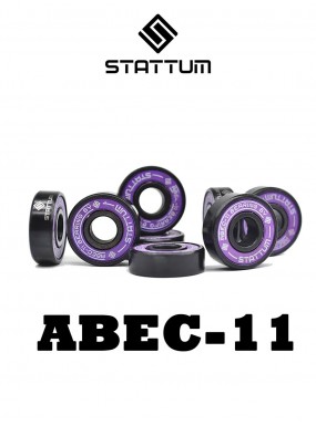 Подшипники Stattum ABEC-11 фиолетовый chrome box