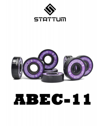 Подшипники Stattum ABEC-11 фиолетовый chrome box