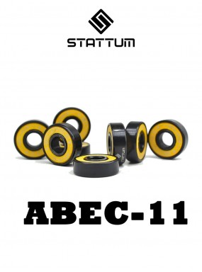 Подшипники Stattum ABEC-11 желтый chrome box