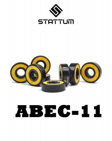 Подшипники Stattum ABEC-11 желтый chrome box