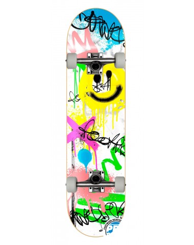 Скейтборд в сборе Footwork Drew White 8x31.5 Трюковый для детей / подростков