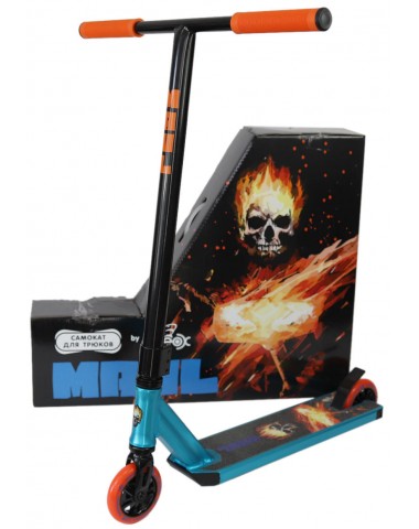 Трюковый самокат ATEOX Maul 2021 синий
