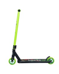 Трюковый самокат AT SWORD 2022 с лыжами зеленый Трюковый самокат AT SWORD 2022 с лыжами зеленый