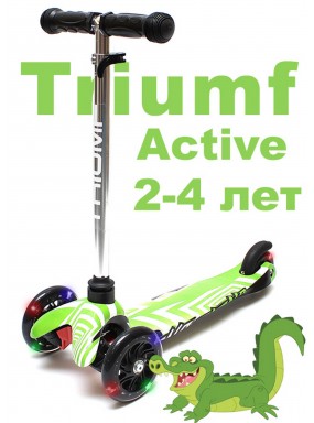 Самокат Triumf mini up flash print racer Самокат Triumf mini up flash print racer