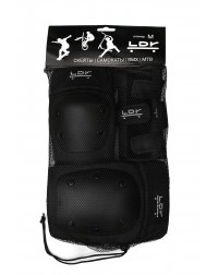 Комплект защиты Safety LDR Black S для скейтборда / самоката / роликовых коньков / BMX