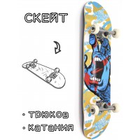 Скейтборд в сборе Santa Cruz Regular 8*31.75 Трюковый для детей / подростков