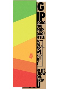 Шкурка Droshky Griptape Pastel Blocks Green 9x33 для скейтборда / самоката
