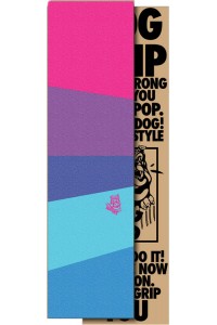 Шкурка Droshky Griptape Pastel Blocks Pink 9x33" для скейтборда / самоката