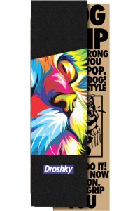 Шкурка Droshky Griptape Zoo Cat 9x33 для скейтборда / самоката