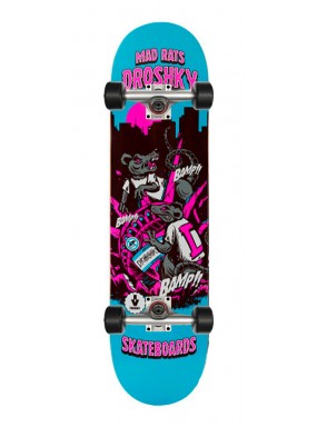 Скейтборд в сборе Droshky Mad Rats Blue 8x31.75
