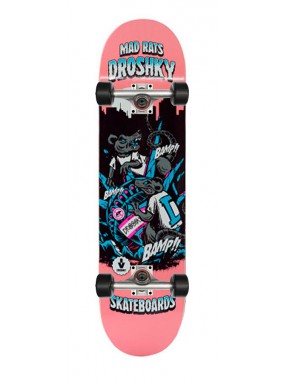 Скейтборд в сборе Droshky Mad Rats Pink 8x31.75