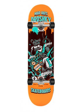 Скейтборд в сборе Droshky Mad Rats Orange 8x31.75