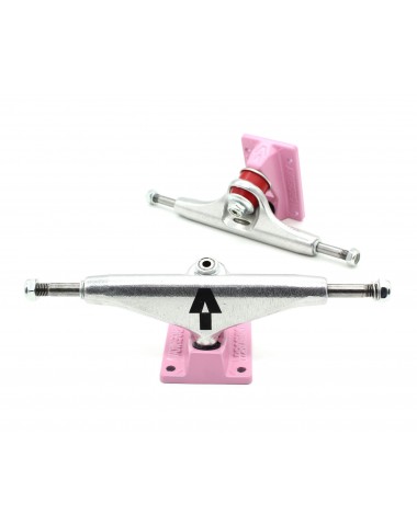 Комплект подвесок Droshky Truck Light Logo light Pink & Silver 5.25 для скейтборда