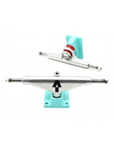 Комплект подвесок Droshky Truck Light Logo teal & Silver 5.25 для скейтборда