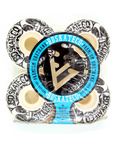 Комплект колес BD Wheel Stole Army White 52x32mm 100A XB shape для скейтборда