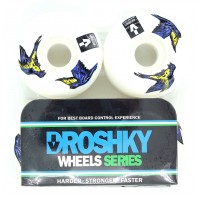 Комплект колес Droshky Wheel Blue Swallow Fight 52*32 mm для скейтборда