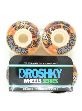 Комплект колес Droshky Wheel Minion Series Gladiator 52mm 100A Round shape